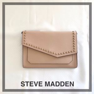STEVE MADDEN CLUTCH CROSSBODY WRISTLET BLUSH BAG